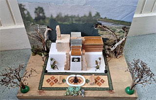 Een voorbeeld van een paneel, zoals je het met Fré Beierling kunt maken op deze zondag 